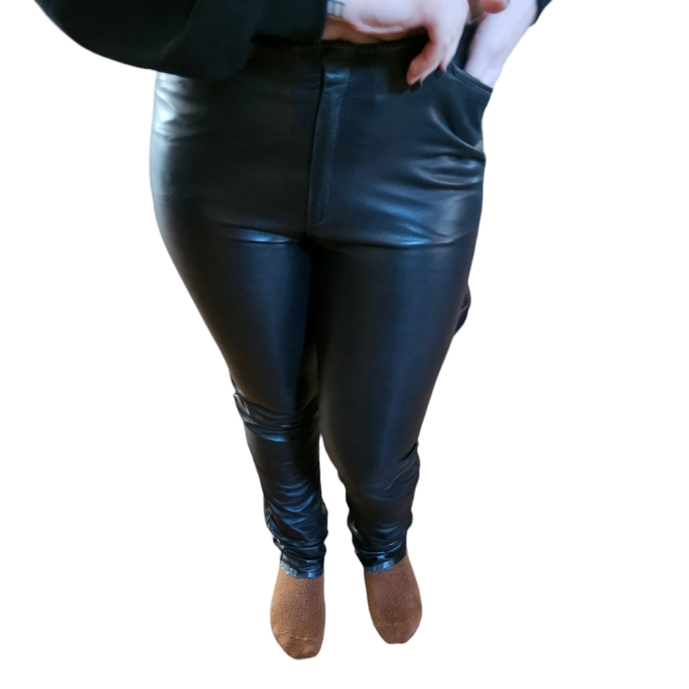 Rizal Black leather pants. Buttery soft.